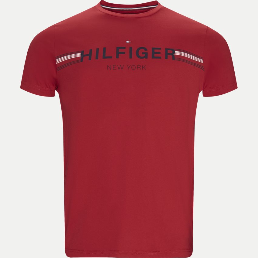 Tommy Hilfiger T-shirts CORP FLAG TEE RØD