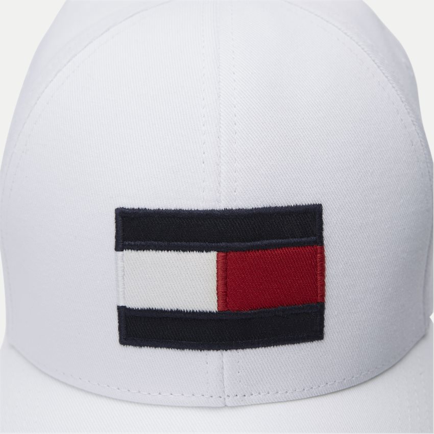 Tommy Hilfiger Caps BIG FLAG CAP HVID