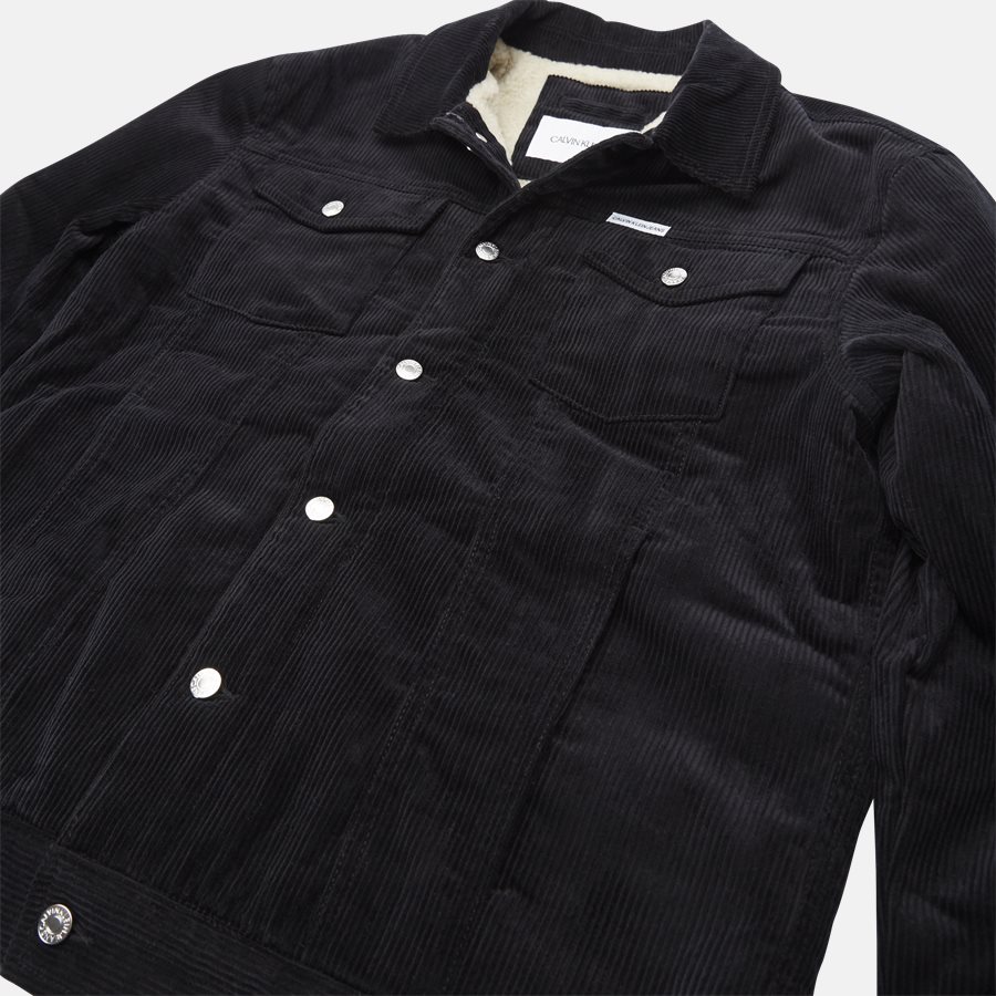 J30J309817 CORDUROY TRUCKER JACKET - jacket - Jakker - Regular fit - BLACK - 9