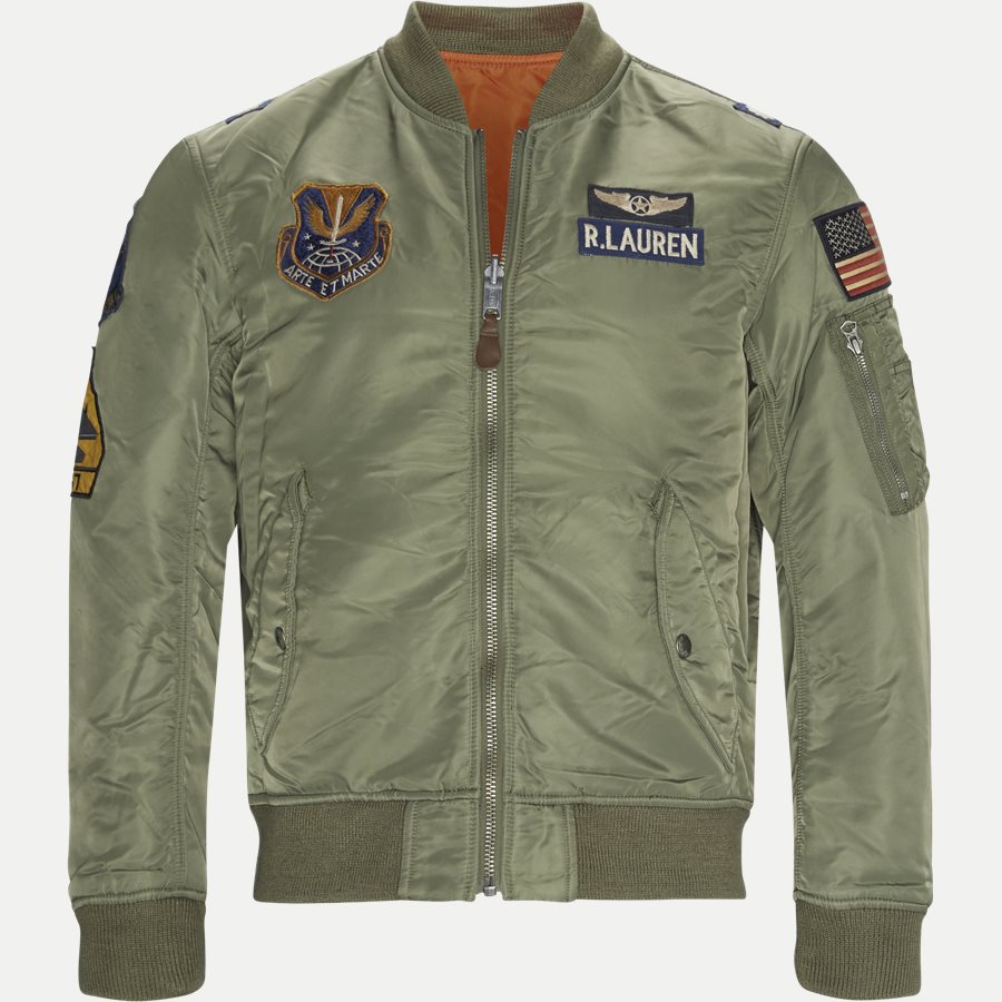 710716250 - Reversible Military-Inspiret Bomber Jacket - Jakker - Regular - ARMY - 1