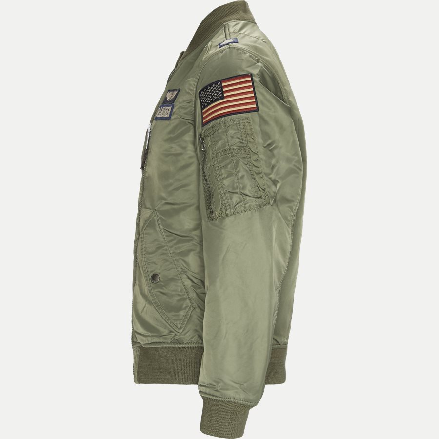 710716250 - Reversible Military-Inspiret Bomber Jacket - Jakker - Regular - ARMY - 3