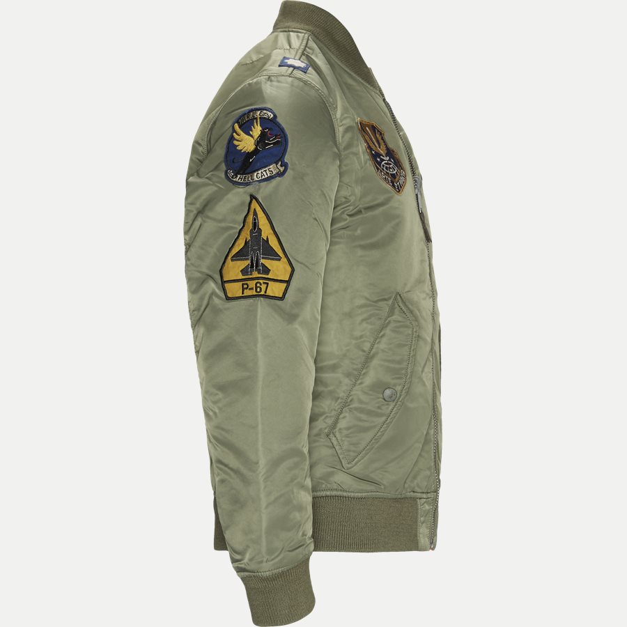 710716250 - Reversible Military-Inspiret Bomber Jacket - Jakker - Regular - ARMY - 4