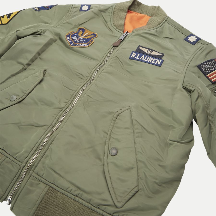 710716250 - Reversible Military-Inspiret Bomber Jacket - Jakker - Regular - ARMY - 9