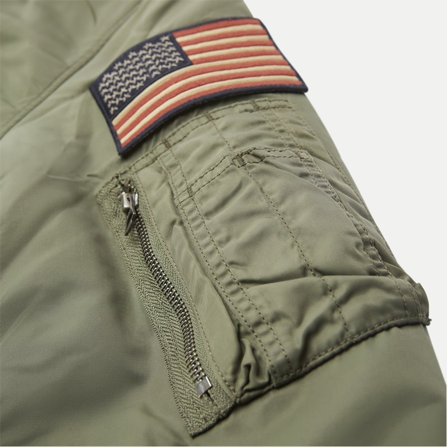710716250 - Reversible Military-Inspiret Bomber Jacket - Jakker - Regular - ARMY - 12