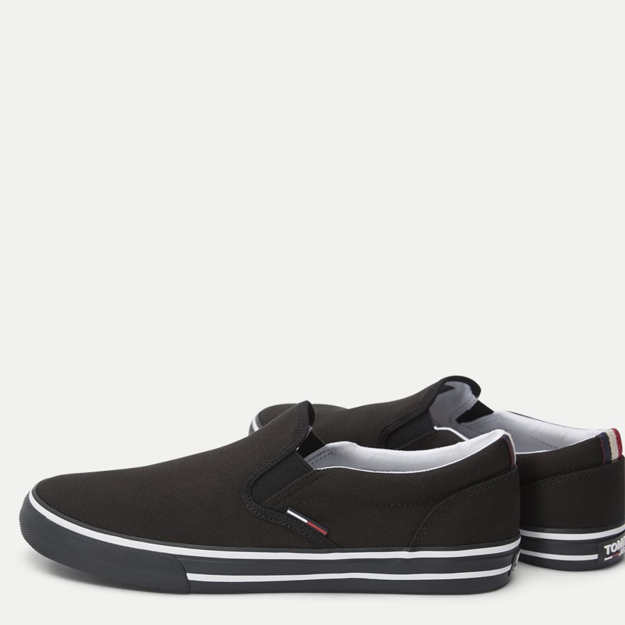 0002 EM0EM0 - Textile Slip On Sneaker - Sko - SORT - 3