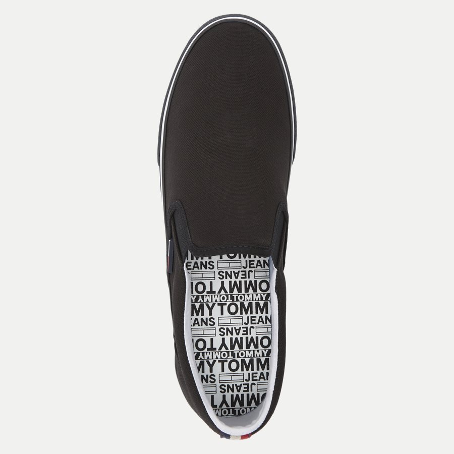 0002 EM0EM0 - Textile Slip On Sneaker - Sko - SORT - 8
