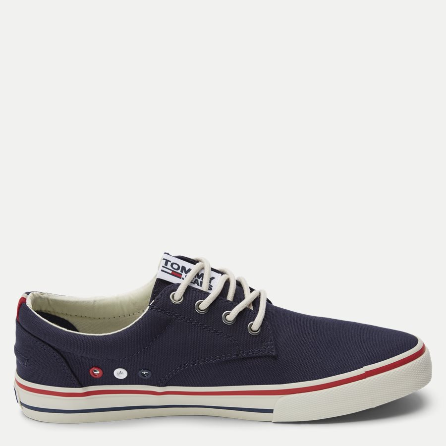 0001 EM0EM0 - Tommy Jeans Textile Sneaker - Sko - NAVY - 2