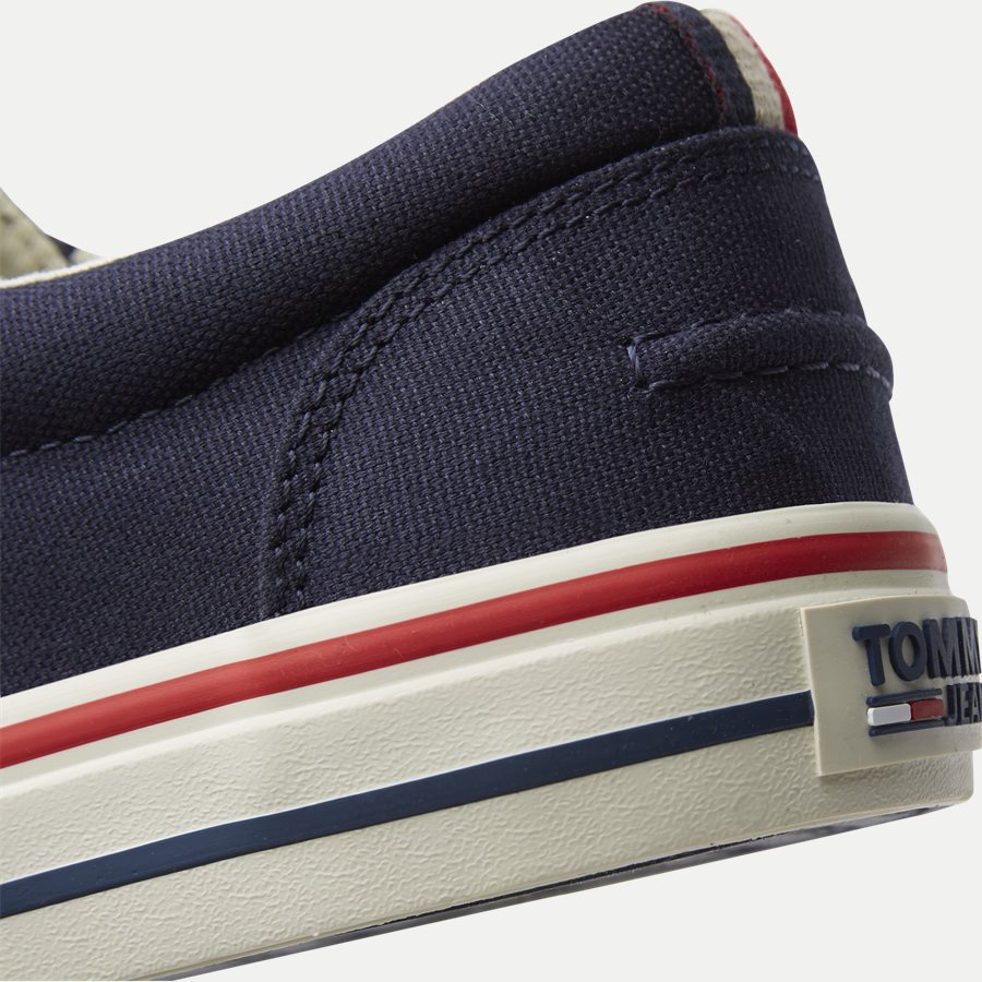0001 EM0EM0 - Tommy Jeans Textile Sneaker - Sko - NAVY - 5
