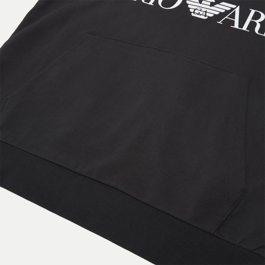 PJ05Z-3GPM16 - Logo Hoodie - Sweatshirts - Regular - SORT - 3