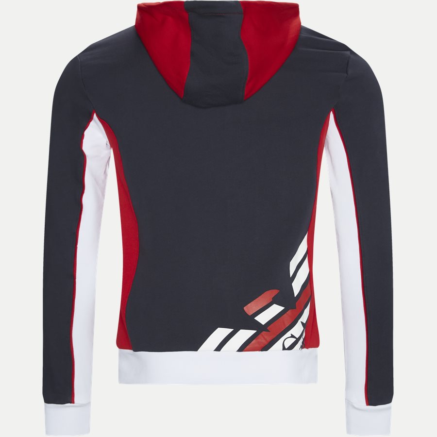PJ11Z-3GPM85 - Full Zip Sweatshirt Med Hætte - Sweatshirts - Regular - NAVY - 2