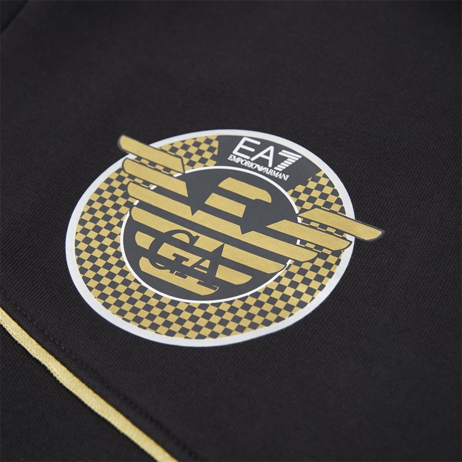 PJT6Z-3GPM38 - Sweatshirt Med Hætte - Sweatshirts - Regular - SORT - 7