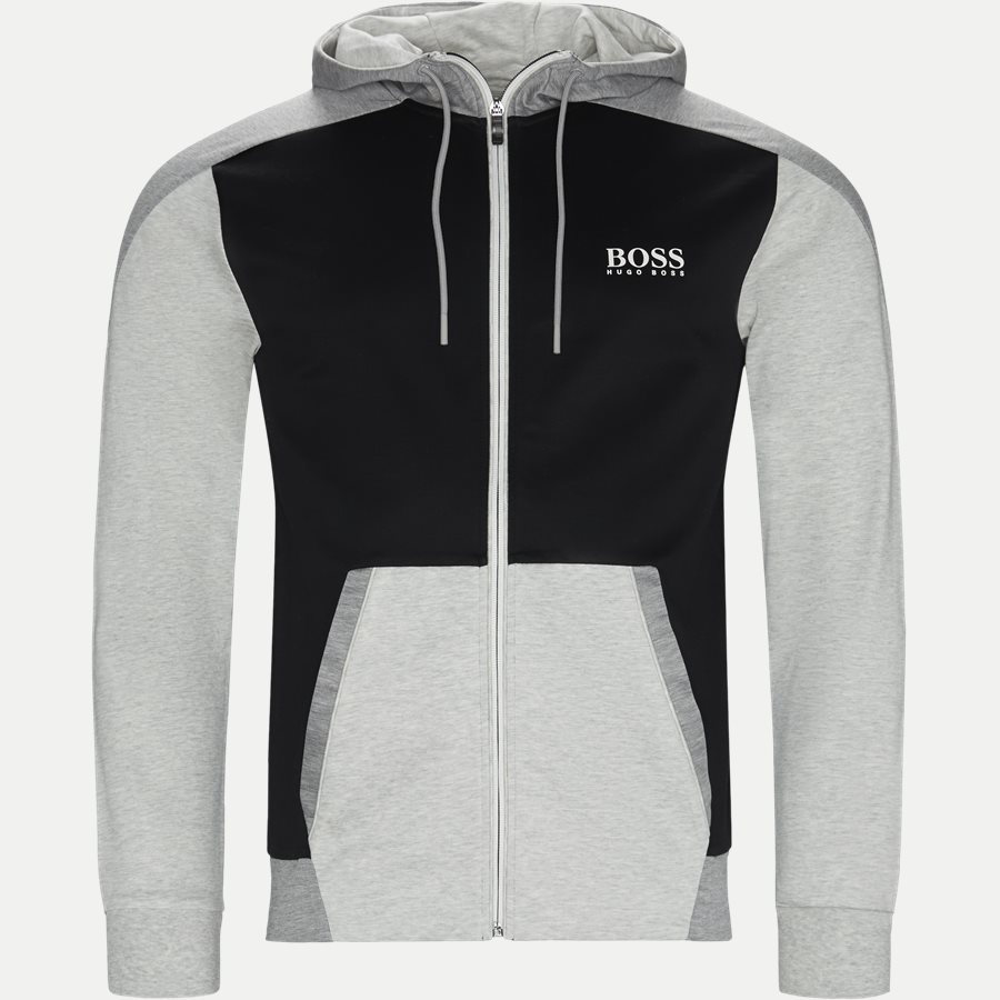 50403544 SLH-TECH - SLH-Tech Hoodie - Sweatshirts - Slim - GRÅ - 1