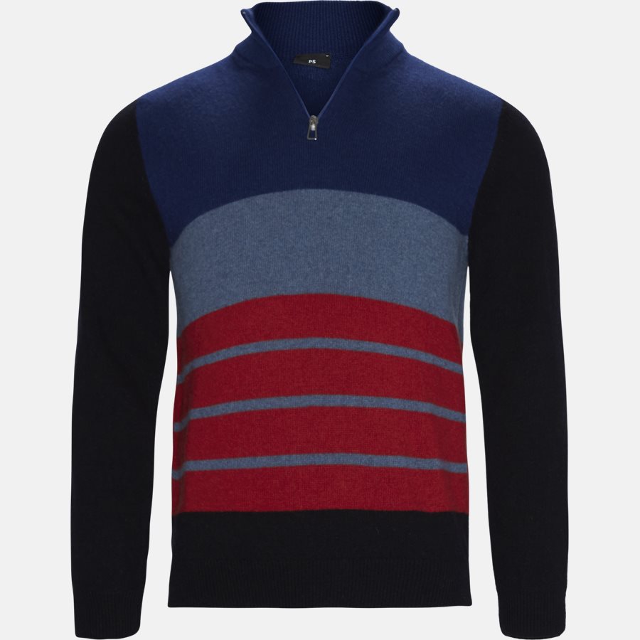 36T A20272 - Strik - Regular fit - NAVY/RØD - 1