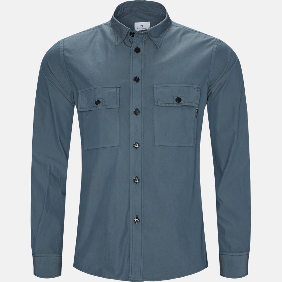157T A20251 - Skjorter - Casual fit - GREY/BLUE - 1