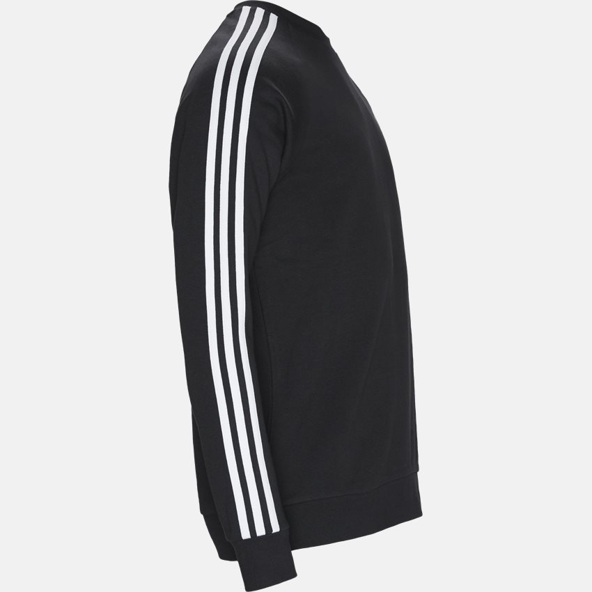 deseo guisante bordado 3-STRIPES CREW DV1555 Sweatshirts SORT from Adidas Originals 40 EUR