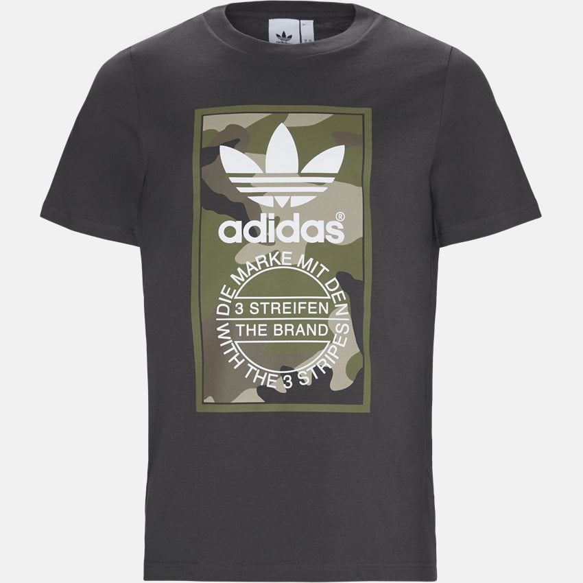 Adidas Originals T-shirts CAMO TEE DV2060 GRÅ