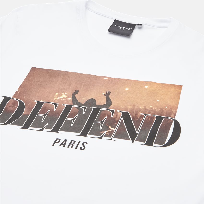 Defend Paris T-shirts ATTACK TEE HVID