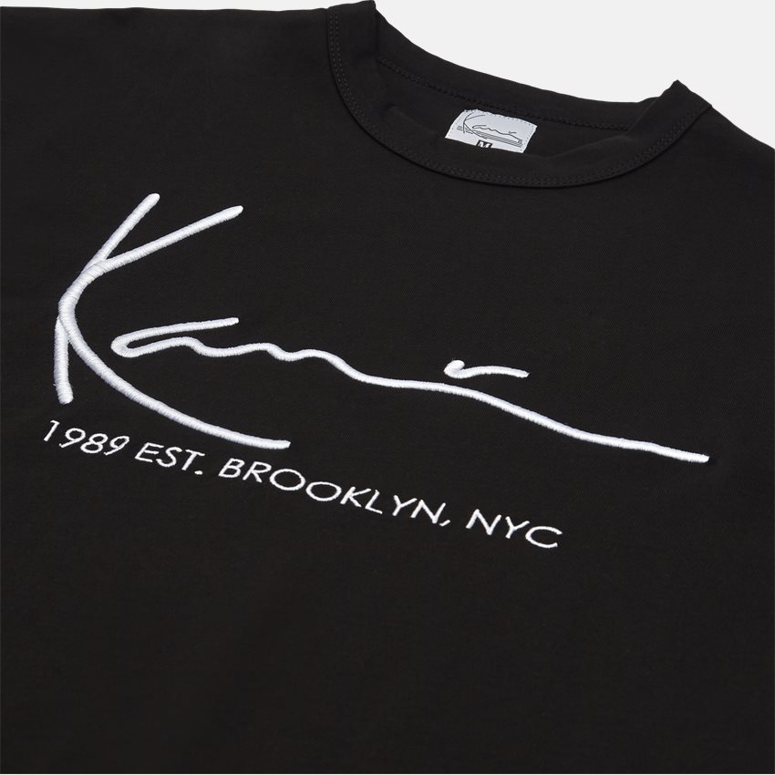 Karl Kani T-shirts SIGNATURE TEE 3583174 SORT