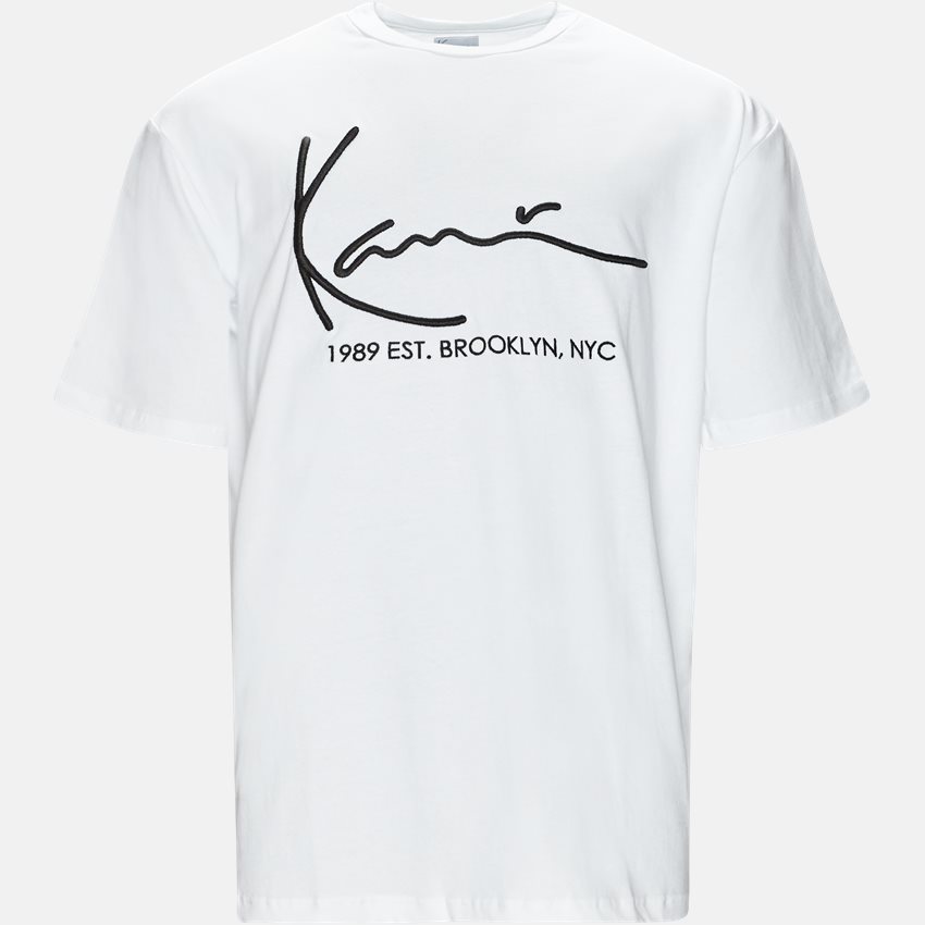 Karl Kani T-shirts SIGNATURE TEE 3583239 HVID