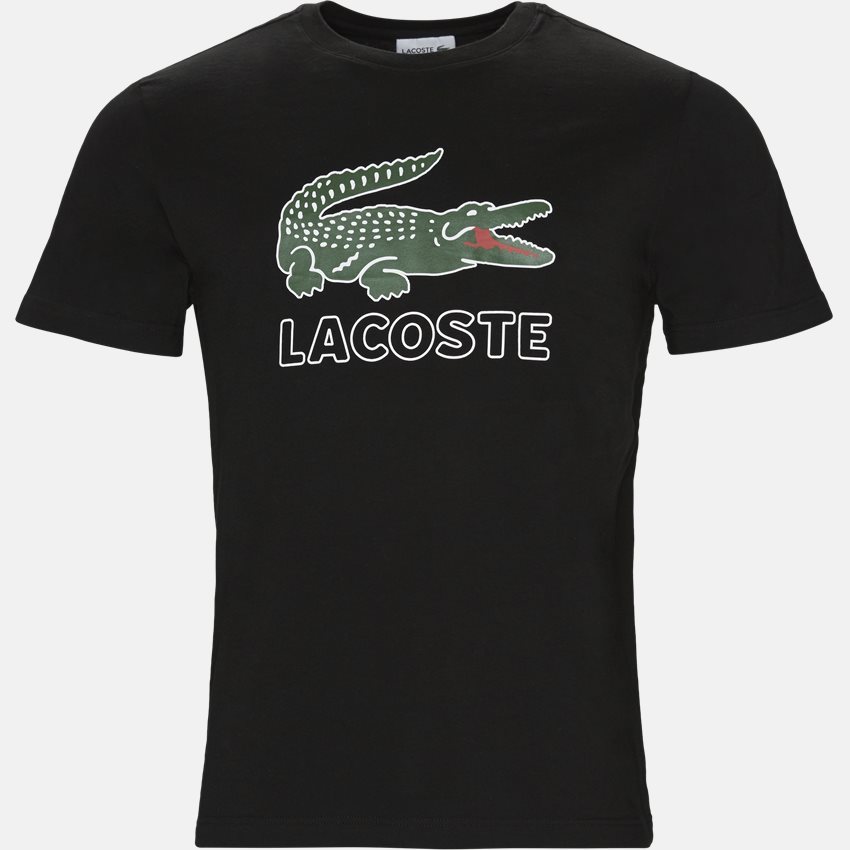 Lacoste T-shirts TH6386 SORT