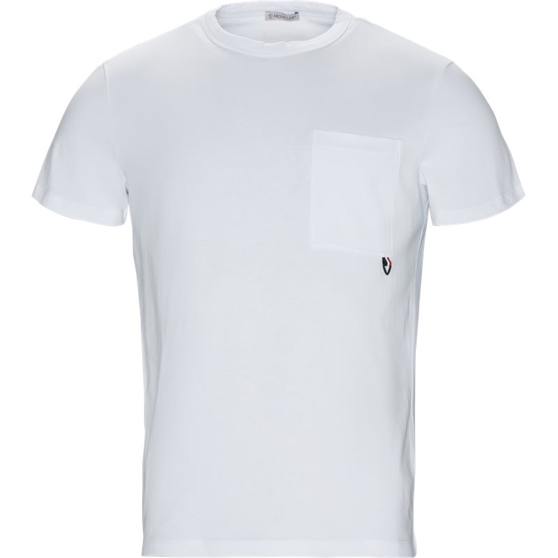 Moncler T-shirt Hvid Billede af Moncler T-shirt Hvid