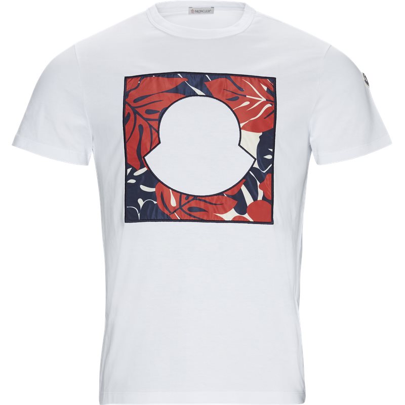 Moncler Regular fit 80447-50-8390T T-shirts Hvid Billede af Moncler Regular fit 80447-50-8390T T-shirts Hvid