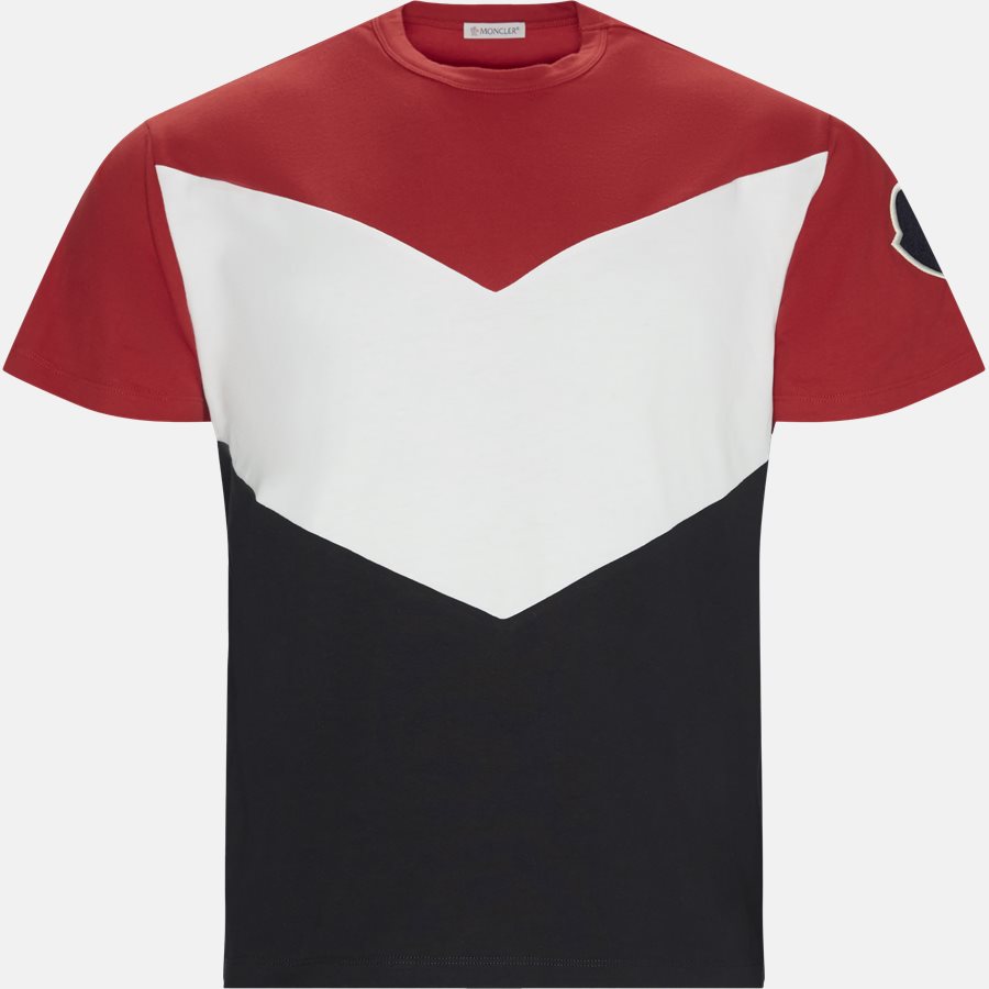 80010-00-839OT - T-shirts - Regular fit - NAVY/RØD - 1