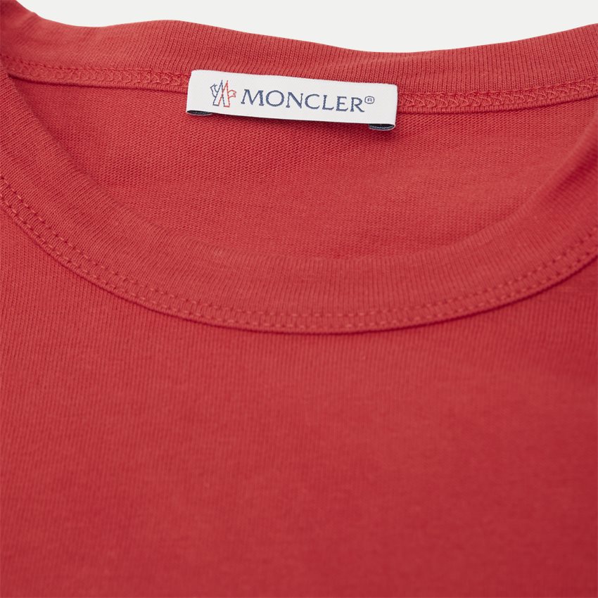 Moncler T-shirts 80010-00-839OT NAVY/RØD