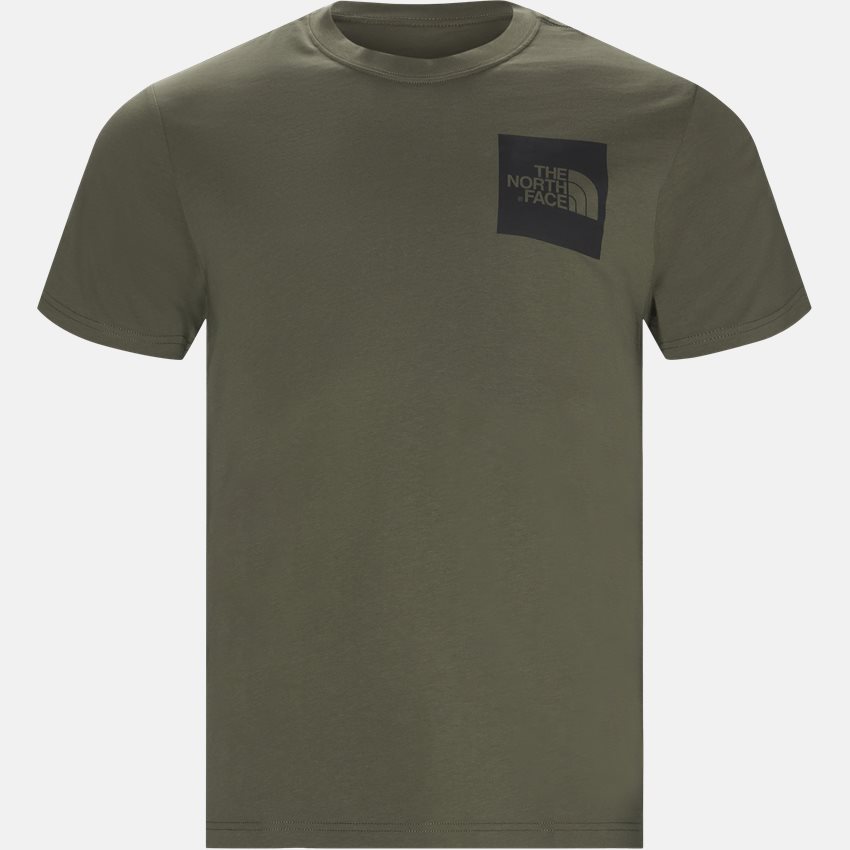 The North Face T-shirts FINE TEE SS ARMY