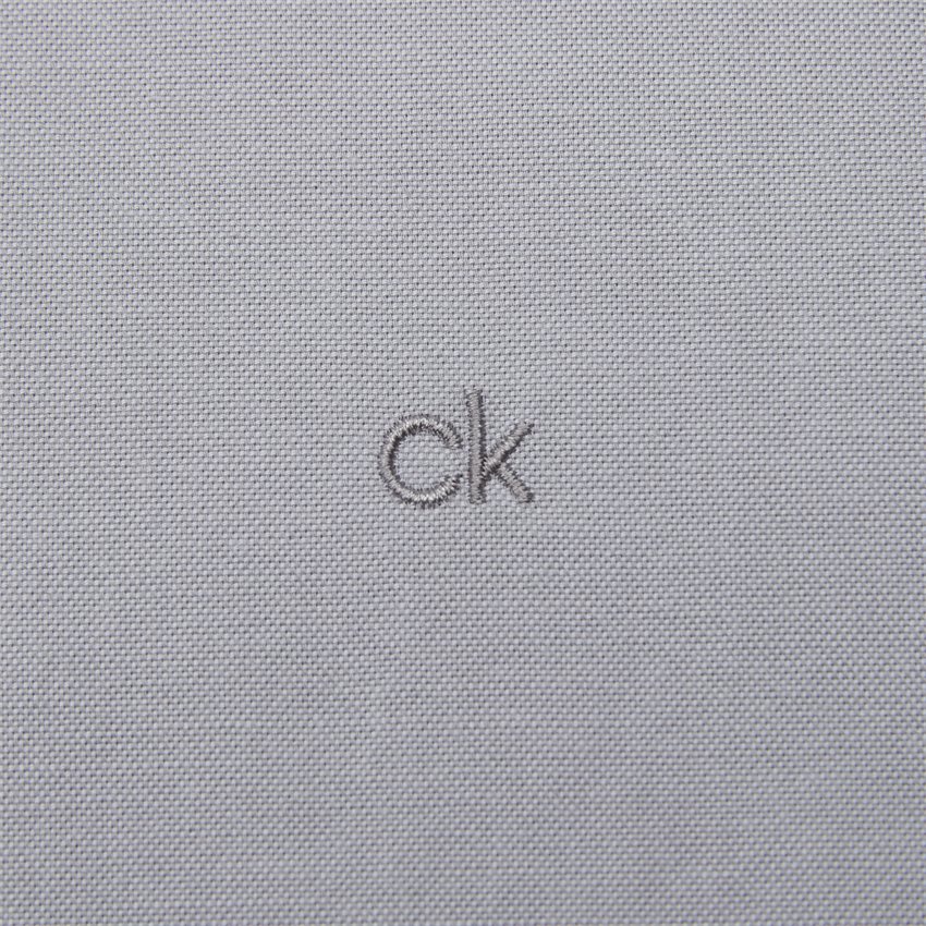 Calvin Klein Skjortor K10K102293 BTN OXFORD  GRÅ