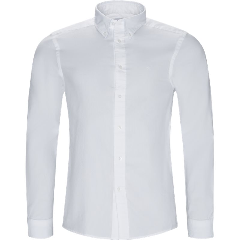 Calvin Klein Regular fit K10K102293 BTN OXFORD Skjorter Hvid Billede af Calvin Klein Regular fit K10K102293 BTN OXFORD Skjorter Hvid