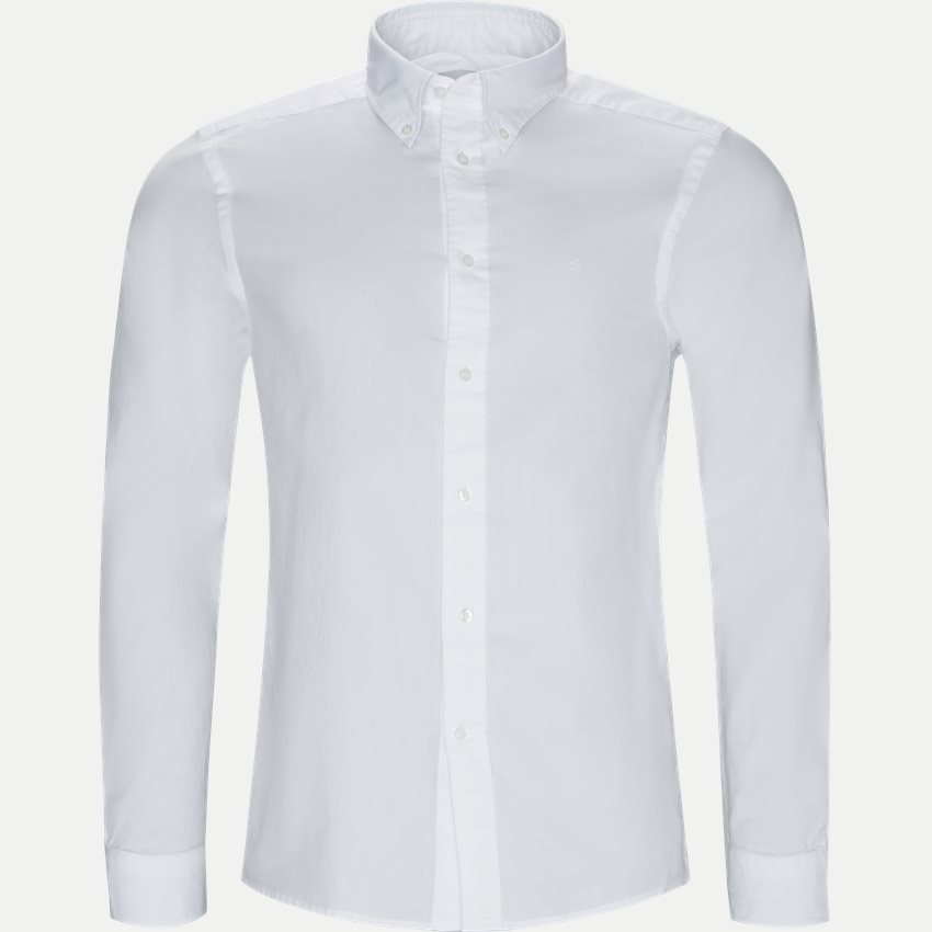 Calvin Klein Shirts K10K102293 BTN OXFORD  HVID