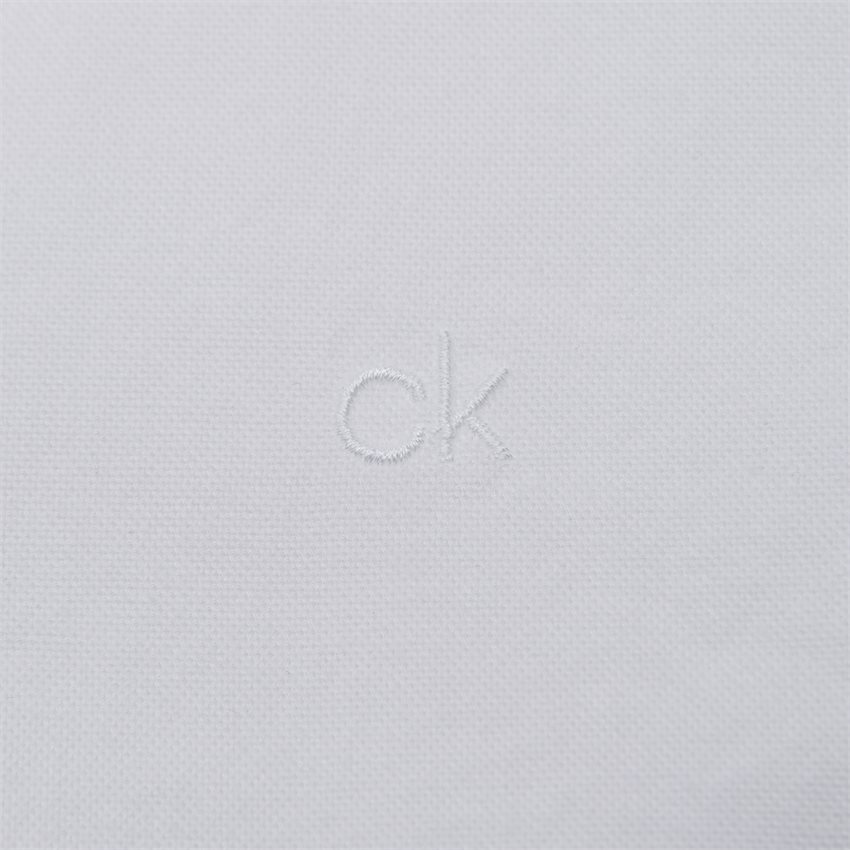 Calvin Klein Skjortor K10K102293 BTN OXFORD  HVID