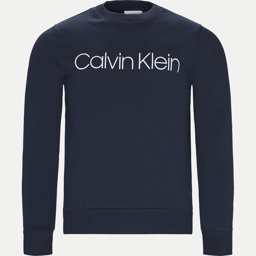 Calvin Klein Sweatshirts K10K102724 COTTON LOGO SWEAT NAVY