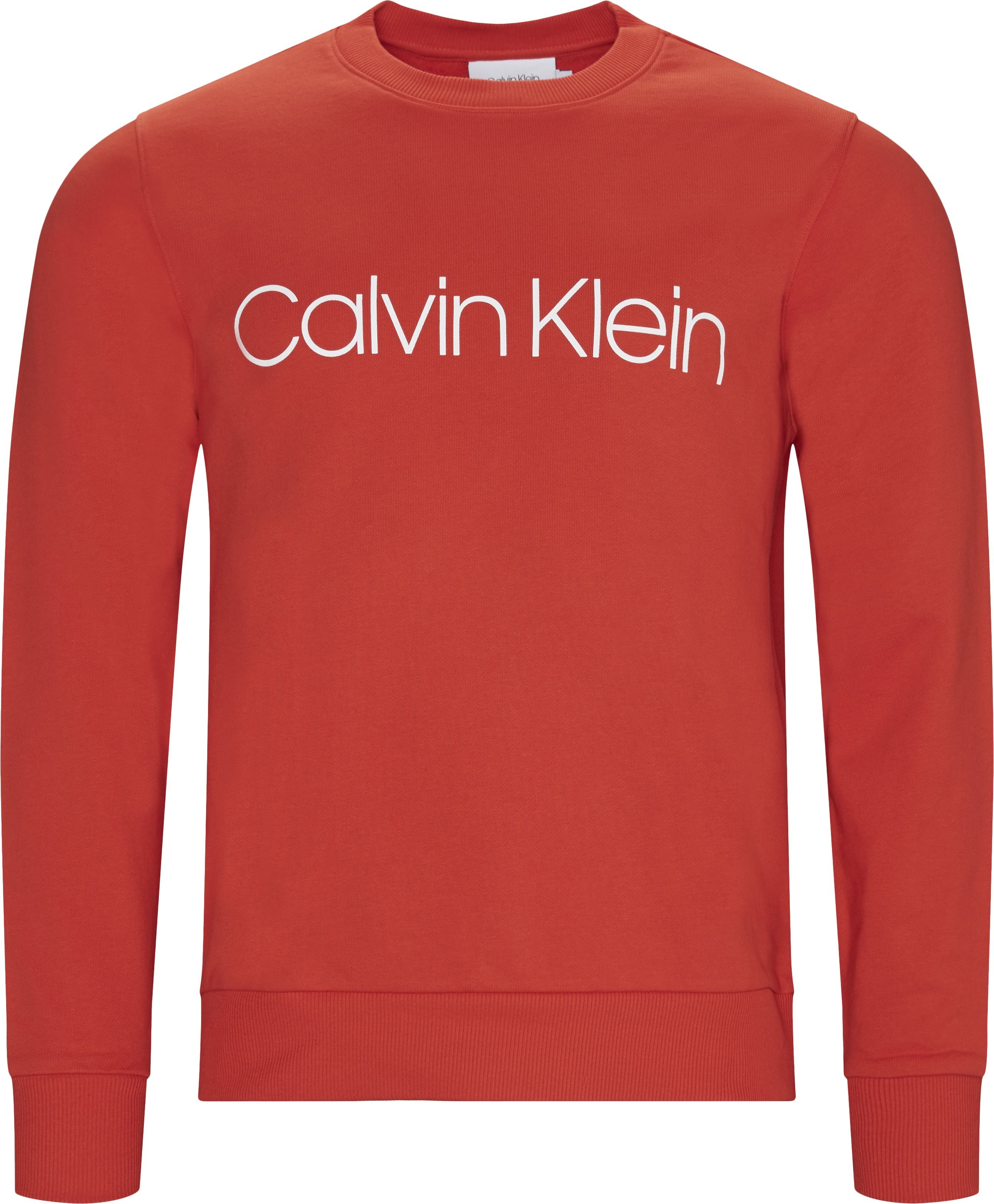 kaste støv i øjnene vitalitet Dårlig faktor K10K102724 COTTON LOGO SWEAT Sweatshirts RØD fra Calvin Klein 400 DKK