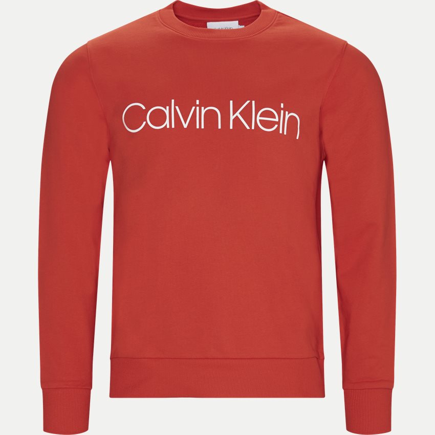 Calvin Klein Sweatshirts K10K102724 COTTON LOGO SWEAT RØD