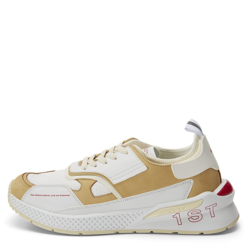 VFTS 1901 LACE UP CREAM RED Sko White Billede af VFTS 1901 LACE UP CREAM RED Sko White