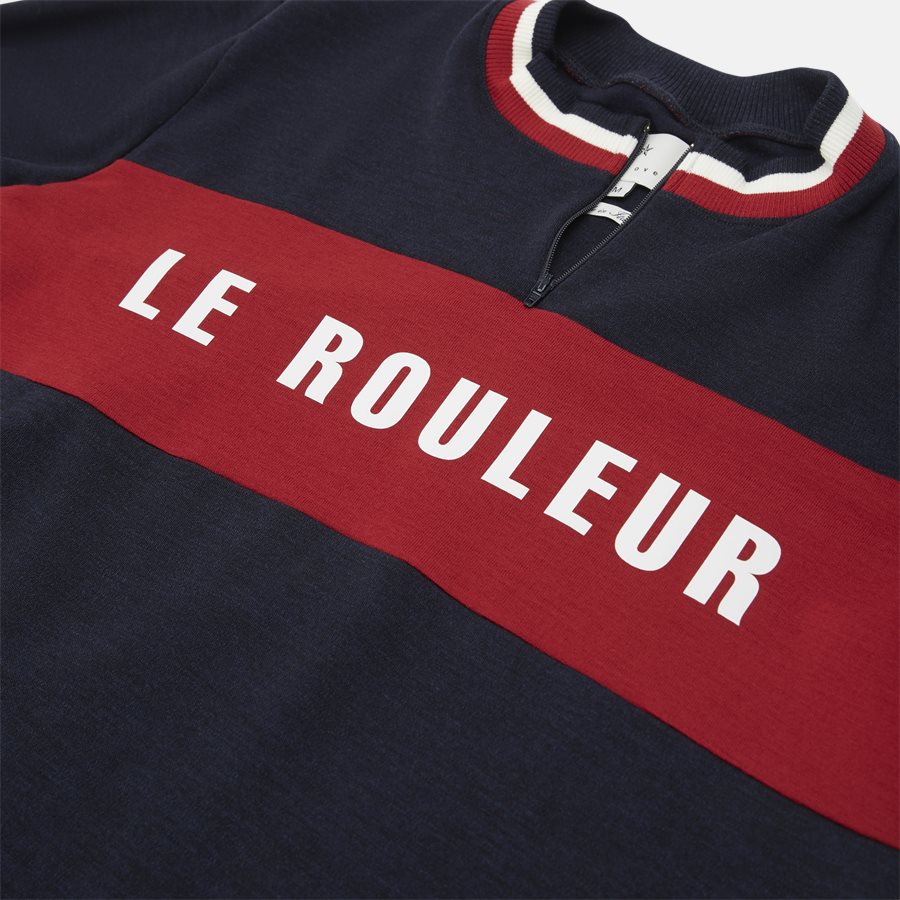 JACOB LE ROULEUR - Strik - Regular fit - NAVY - 4