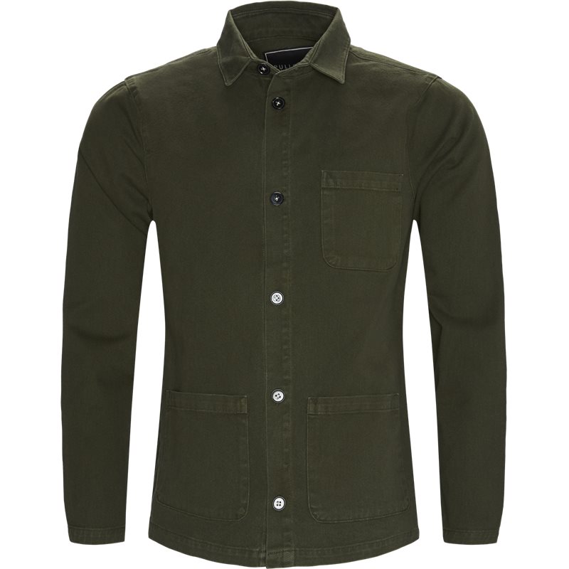 PULLOVER Regular fit FRANZ 001 Skjorter Army Billede af PULLOVER Regular fit FRANZ 001 Skjorter Army