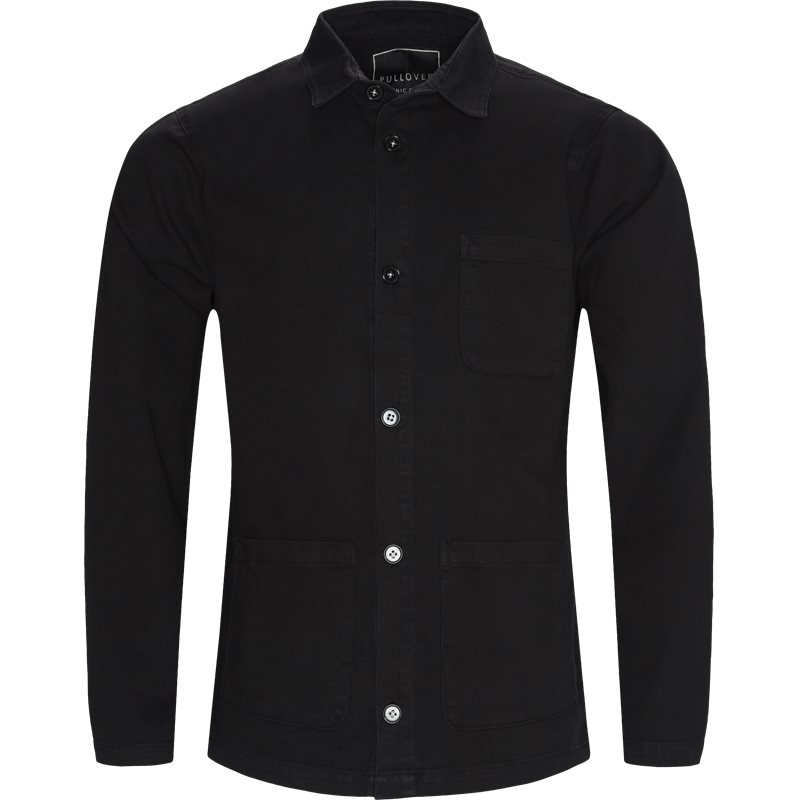PULLOVER Regular fit FRANZ 001 Skjorter Black Billede af PULLOVER Regular fit FRANZ 001 Skjorter Black