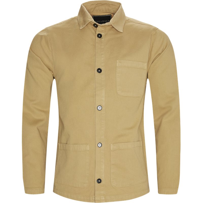 PULLOVER Regular fit FRANZ 001 Skjorter Camel Billede af PULLOVER Regular fit FRANZ 001 Skjorter Camel