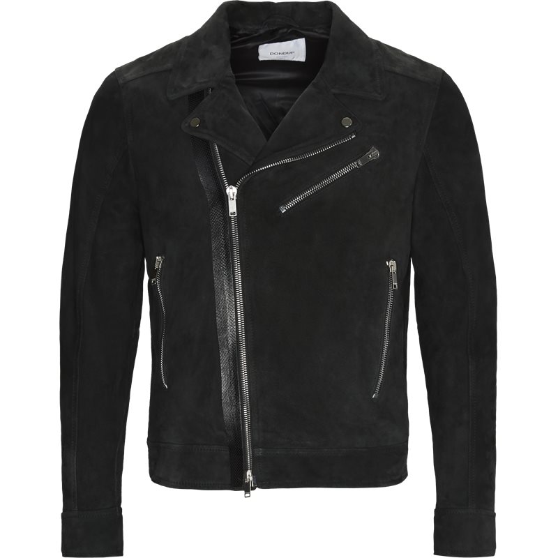 Dondup Regular fit UJ649 PL217 Jakker Black Billede af Dondup Regular fit UJ649 PL217 Jakker Black