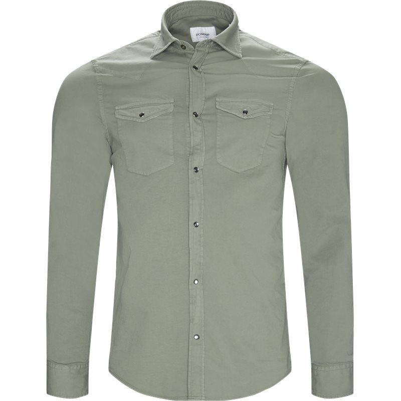 Dondup UC220 GS041 Skjorter Olive Billede af Dondup UC220 GS041 Skjorter Olive