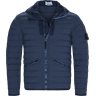 701543125 - Loom Woven Down Chambers Stretch Nylon Jacket - Jakker - Regular - Denim