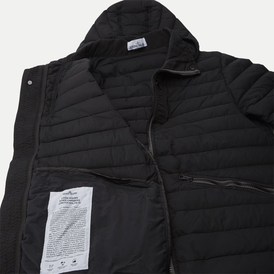 701543125 - Loom Woven Down Chambers Stretch Nylon Jacket - Jakker - Regular - SORT - 10