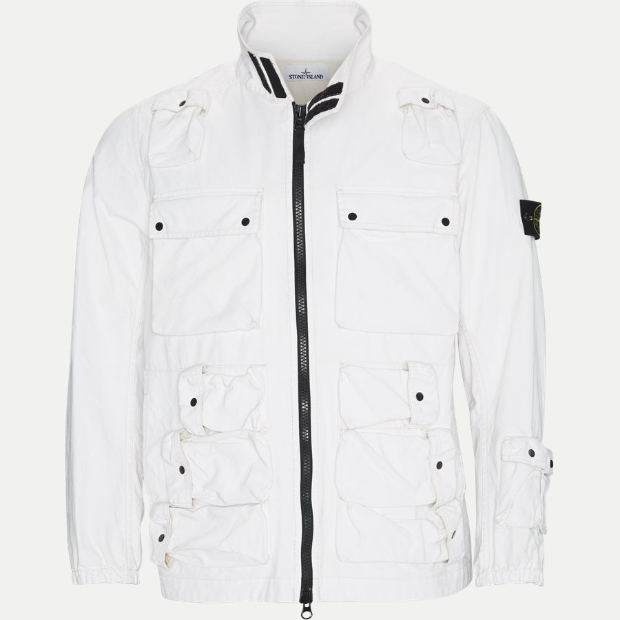 701543764 - Canvas Jacket - Jakker - Regular - HVID - 1