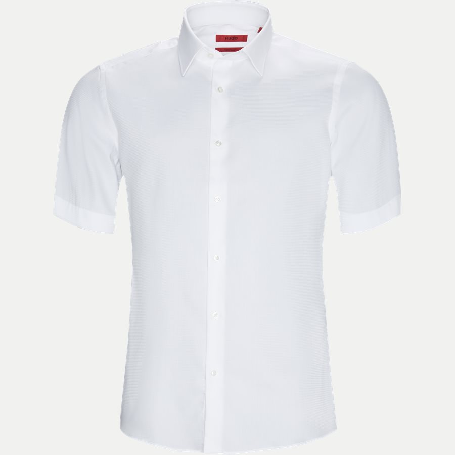50388484 VENZINO - Venzino Kortærmet Skjorte - Skjorter - Regular - HVID - 1
