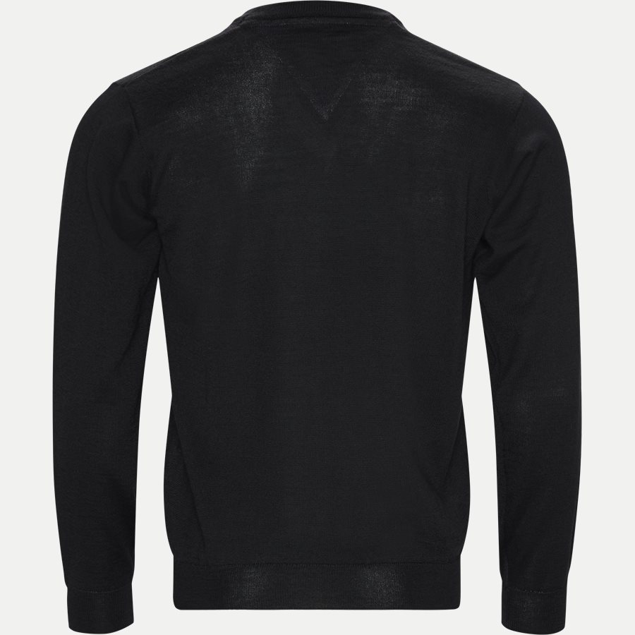 SMARALDA - Smaralda V-Neck Striktrøje - Strik - Regular - BLACK - 2