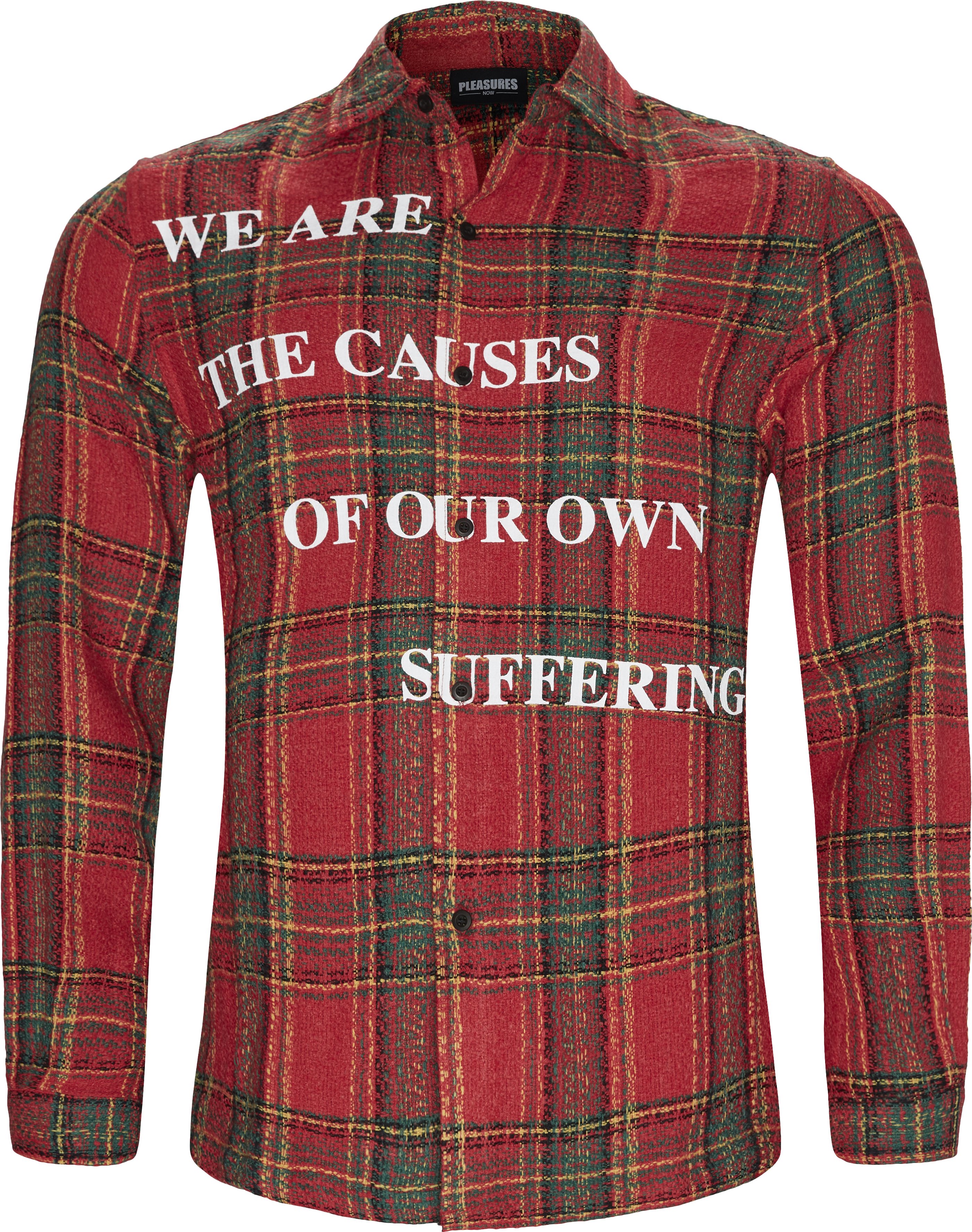 Suffering Button Up Skjorte - Skjorter - Regular fit - Rød