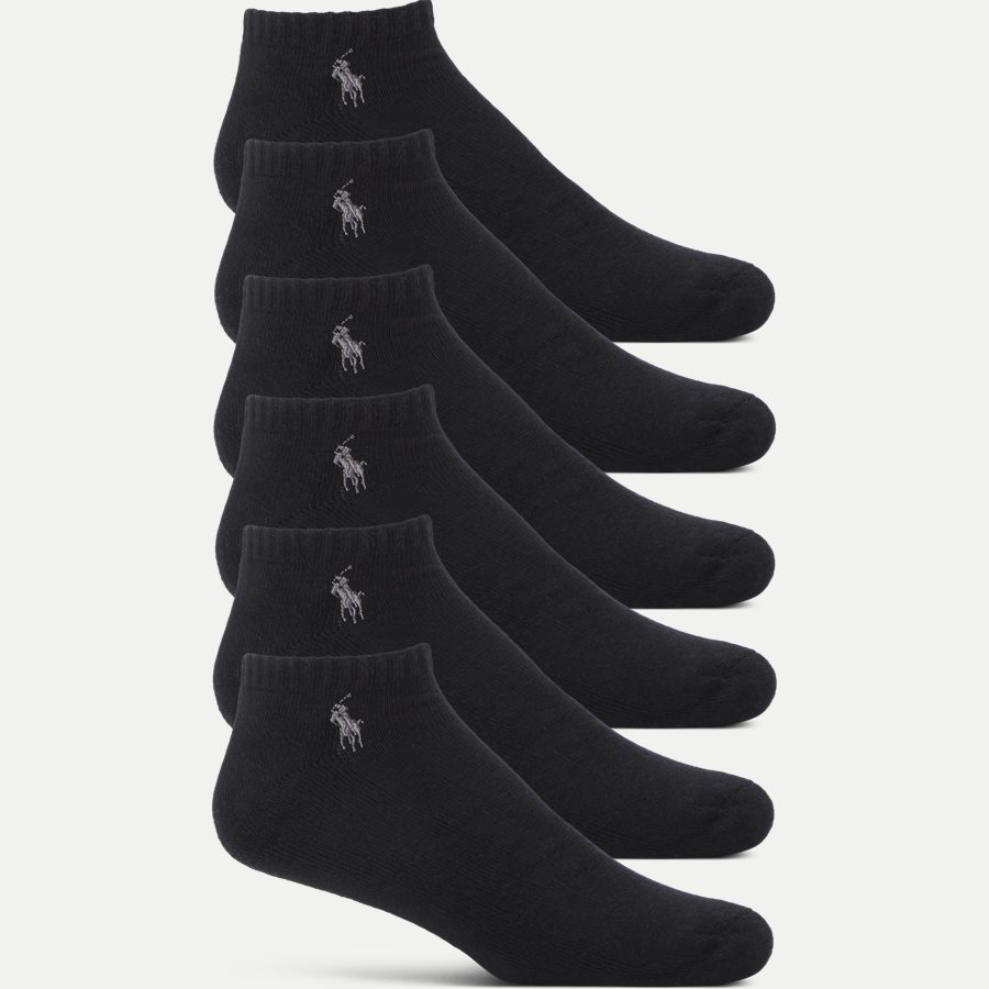 449723765 - 6-Pack Classic Sport Half Socks - Strømper - Regular - SORT - 1